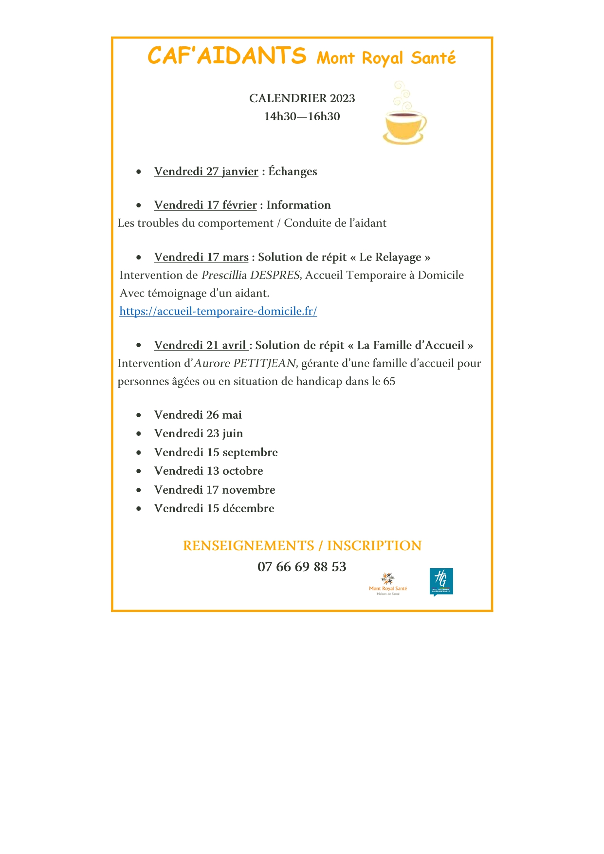 Caf Aidants-dates 2023